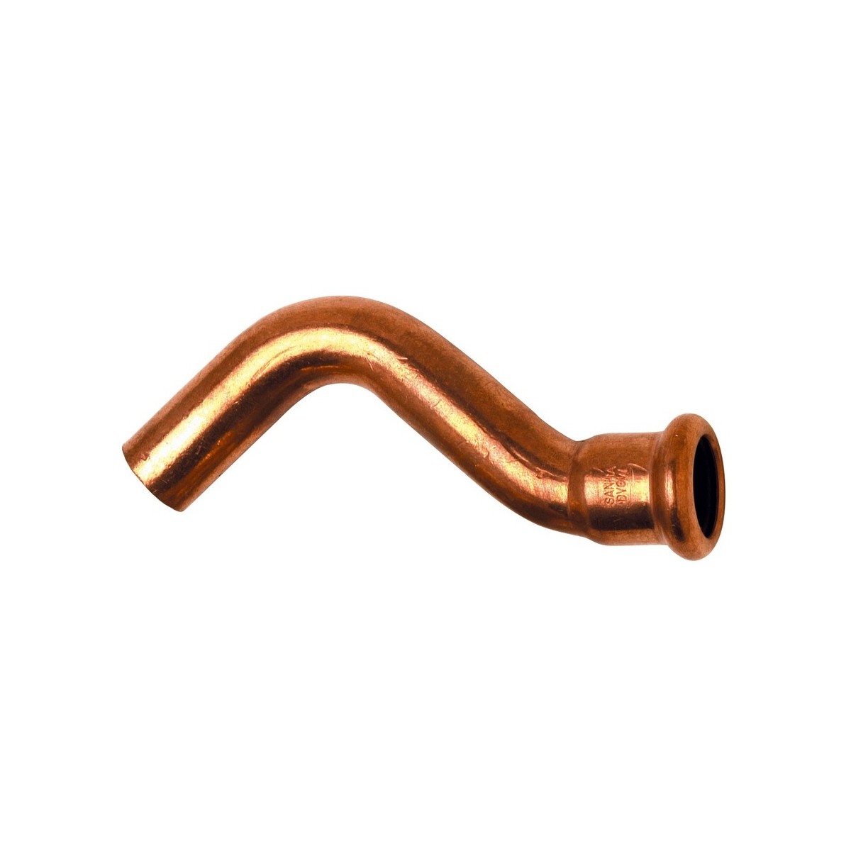 Clarinette mâle-femelle à sertir Ø12 pour tube cuivre chauffage et sanitaire - THERMADOR 608612 