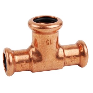 Té égal à sertir 6130 Ø42 tube cuivre chauffage et sanitaire - THERMADOR 613042 