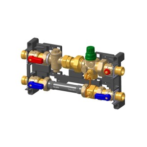 Module d'appartement chauffage PLURIMOD XM 15 kPa combinant équilibrage et régulation débit 40-430 L/h - THERMADOR 700475002 