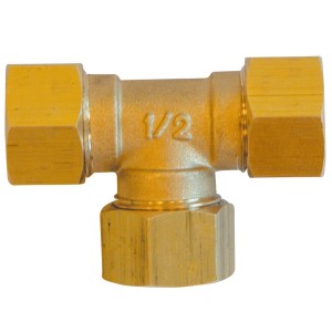 Té bicône égal 706B 15 mm pour tube cuivre - THERMADOR 706B15 