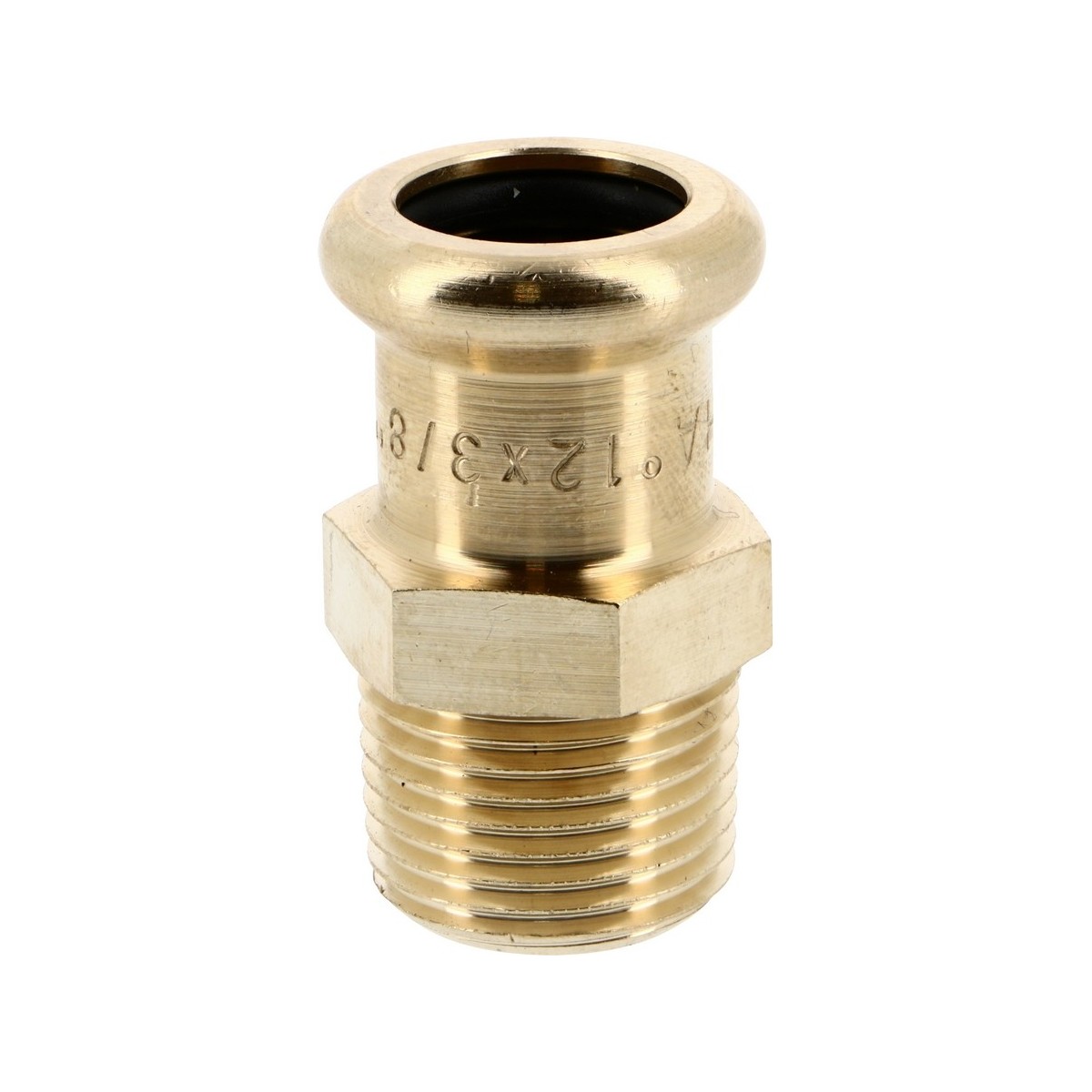 Mamelon intermédiaire laiton à sertir 8243G Ø54 fileté mâle 1"1/2 chauffage et sanitaire - THERMADOR 8243G5440 