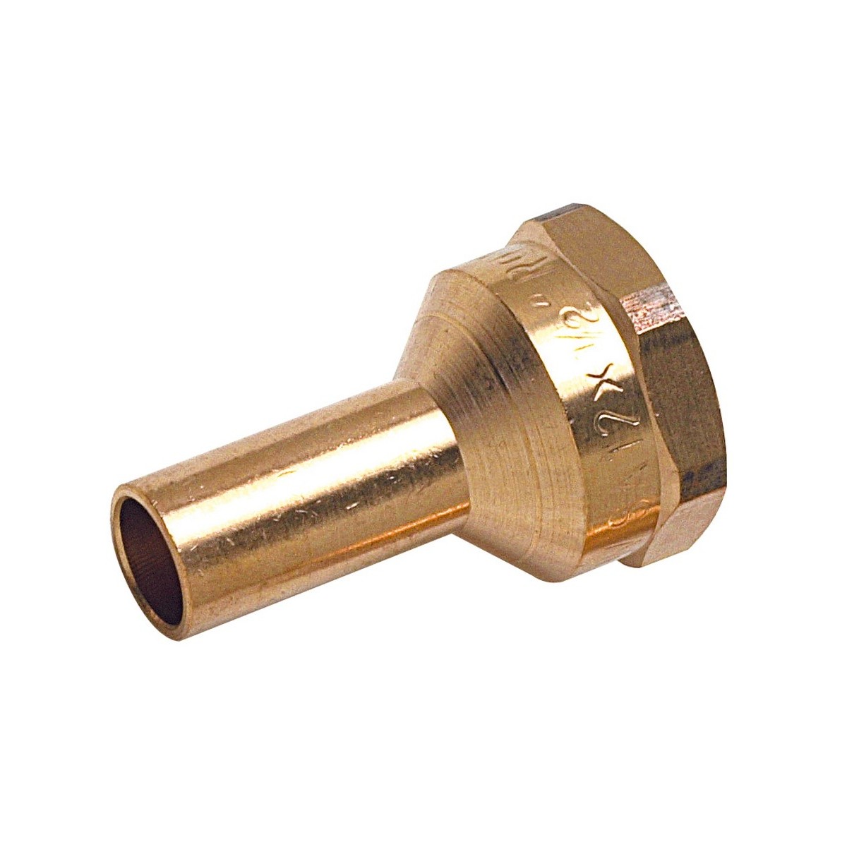 Pièce intermédiaire taraudée laiton à souder 8246G Ø18 femelle 1/2" chauffage et sanitaire - THERMADOR 8246G1815 