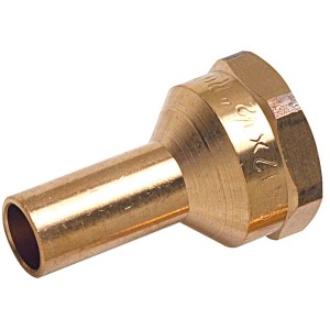 Pièce intermédiaire taraudée laiton à souder 8246G Ø28 femelle 3/4" chauffage et sanitaire - THERMADOR 8246G2820 