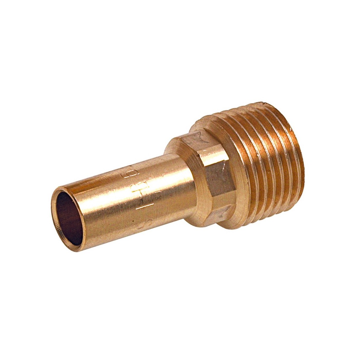 Mamelon double laiton à souder 8280G Ø12 fileté mâle 1/2" chauffage et sanitaire - THERMADOR 8280G1215 