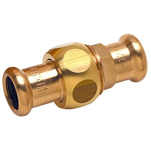 Raccord union laiton à sertir 8330 Ø54 tube cuivre chauffage et sanitaire - THERMADOR 833054 