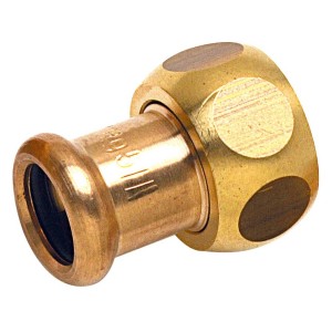 Demi-union laiton à sertir 8359G Ø28 1"1/4 chauffage et sanitaire - THERMADOR 8359G2833 