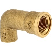 Coude à souder 90° 90GCU femelle à souder Ø14 - femelle à visser 1/2" modèle long - THERMADOR 90GC1514L 
