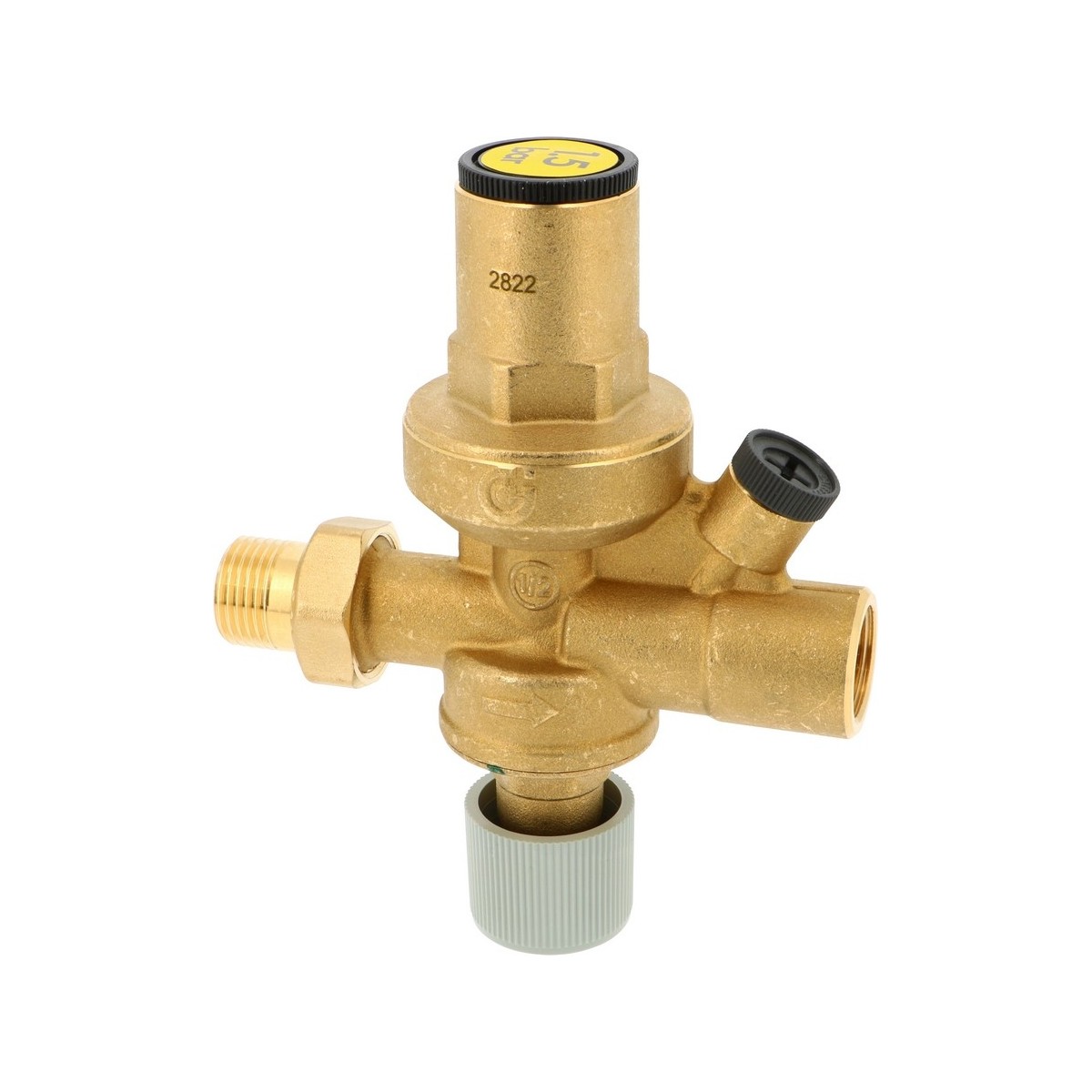 Alimentateur automatique BT 1/2" mâle-femelle avec vanne d'arrêt sans manomètre - THERMADOR ABT 