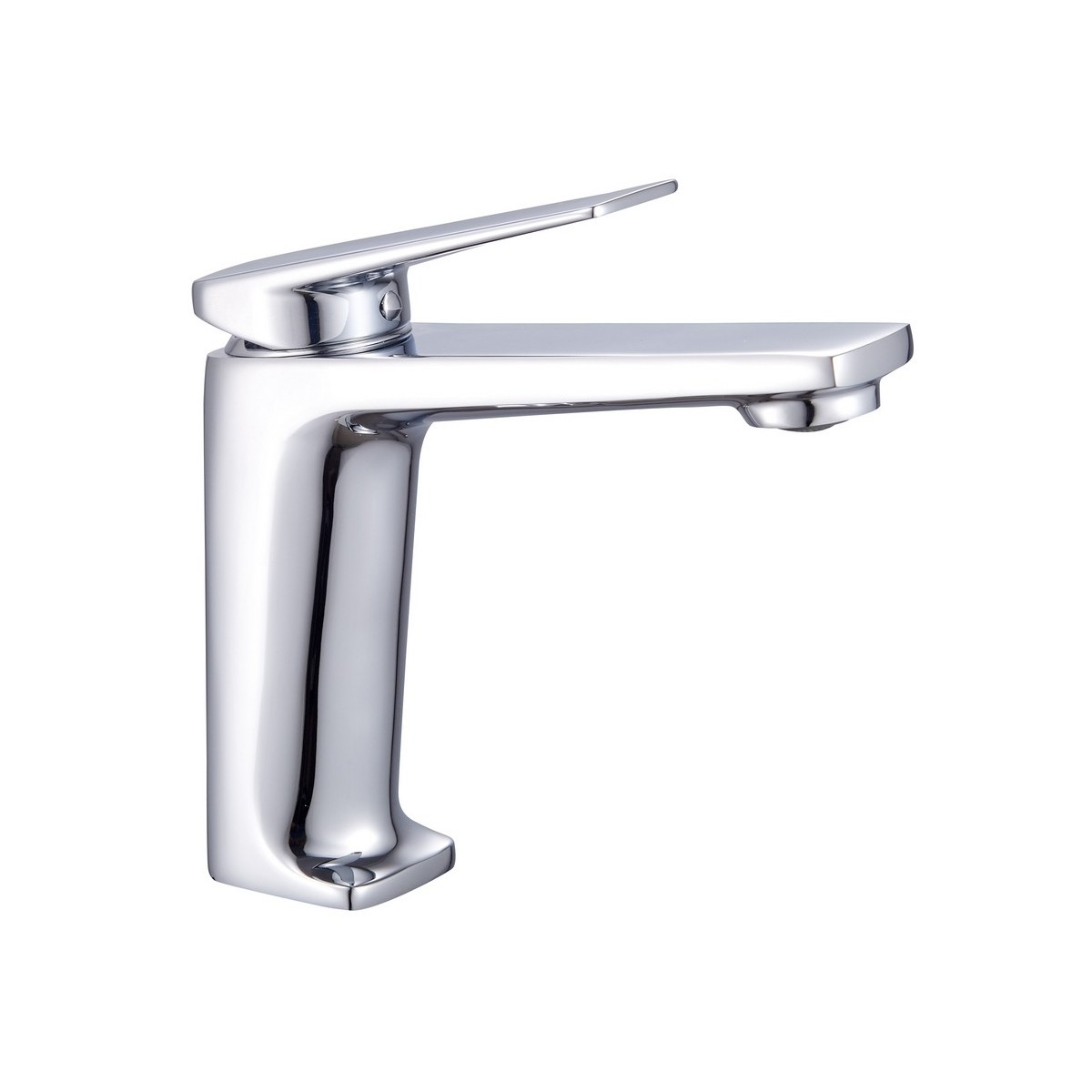 Mitigeur pour lavabo AMANZI chromé avec vidage clic-clac ABS - THEWA AMZ15 