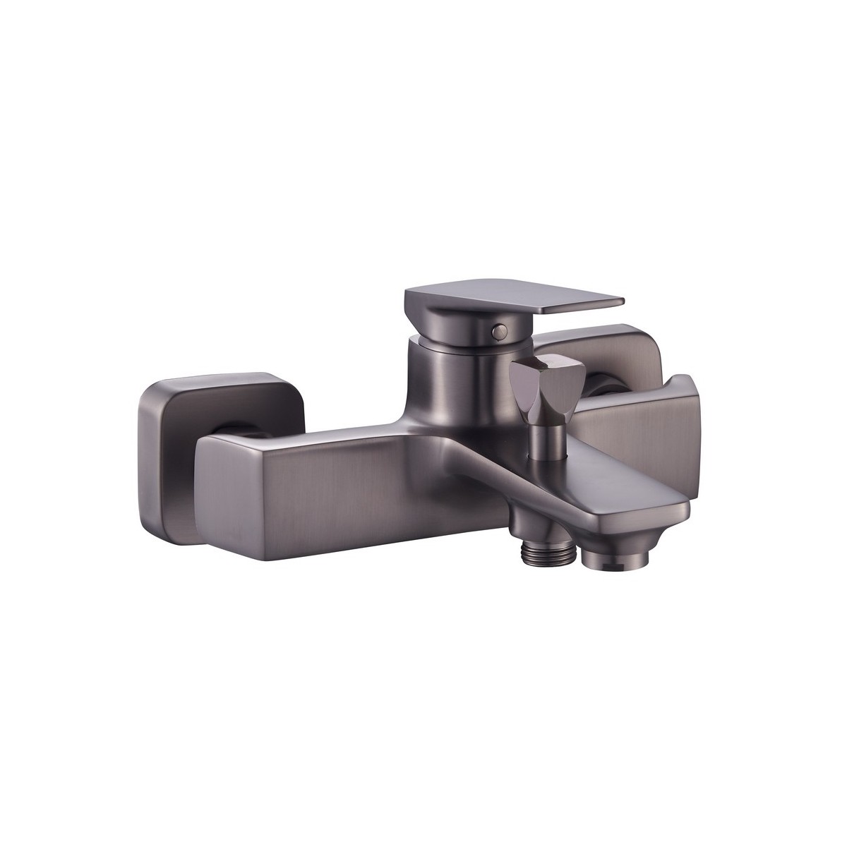 Mitigeur bain-douche AMANZI graphite mat pose murale inverseur manuel - THEWA AMZ30GM 