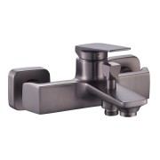 Mitigeur bain-douche AMANZI graphite mat pose murale inverseur manuel - THEWA AMZ30GM 