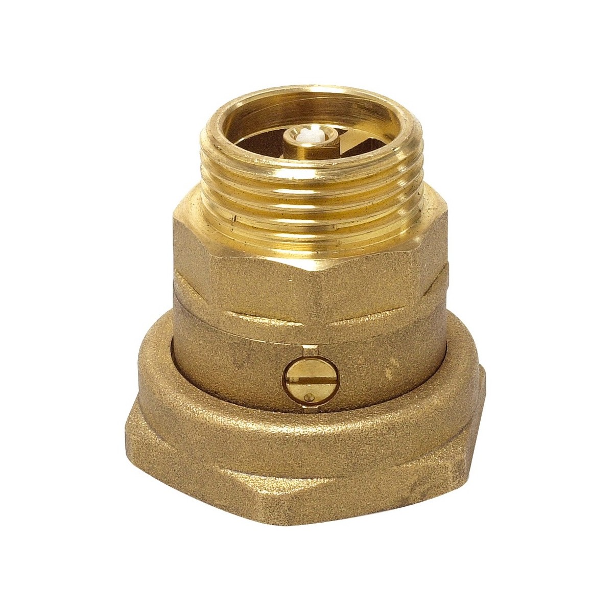 Clapet antithermosiphon débrayable à fixer sur circulateur écrou tournant 1"1/2 sortie 1" mâle - THERMADOR CATET 