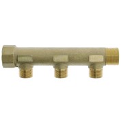 Collecteur de distribution laiton 3/4" 3 sorties 1/2" à portée plate certifié ACS chauffage et sanitaire - THERMADOR COLC203P 