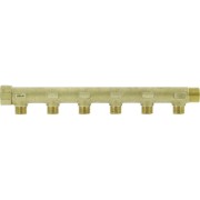 Collecteur de distribution laiton 3/4" 6 sorties 1/2" à portée plate certifié ACS chauffage et sanitaire - THERMADOR COLC206P 