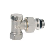 Coude de réglage pour radiateur gamme A 1/2" nickelé avec douille auto-étanche - THERMADOR CR15N 