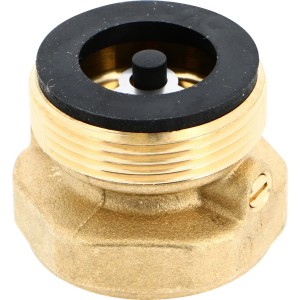 Clapet antithermosiphon THERMOSTOP débrayable pour circulateur union 2" sortie 1"1/4 mâle 130 °C maxi - THERMADOR CT33 