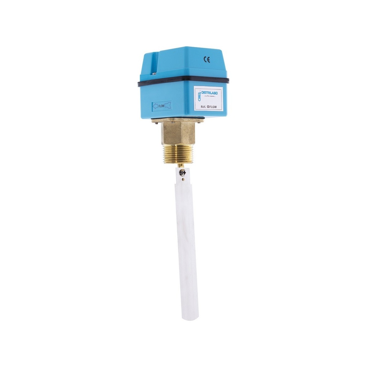 Contrôleur de débit à palette FLUSSOSTAT chauffage IP54 pour tubes 1 à 8" 10 bar -25/120 °C - THERMADOR FLUSD 