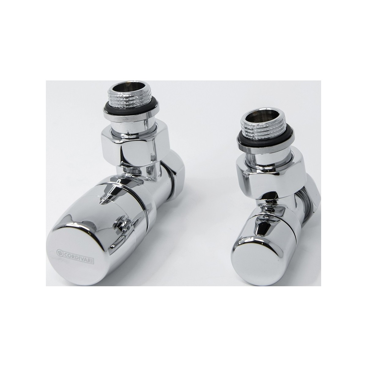 Kit robinet ILHINA équerre chromé pour tube multicouche Ø16 avec coude de réglage - THERMADOR KI15EMCCH 