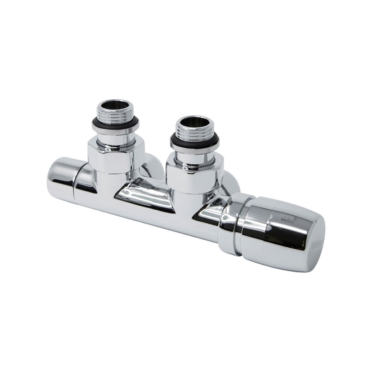 Ensemble robinet ILHINA équerre à droite chromé entraxe 50 mm tube multicouche Ø16 - THERMADOR KIRCDMCCH 