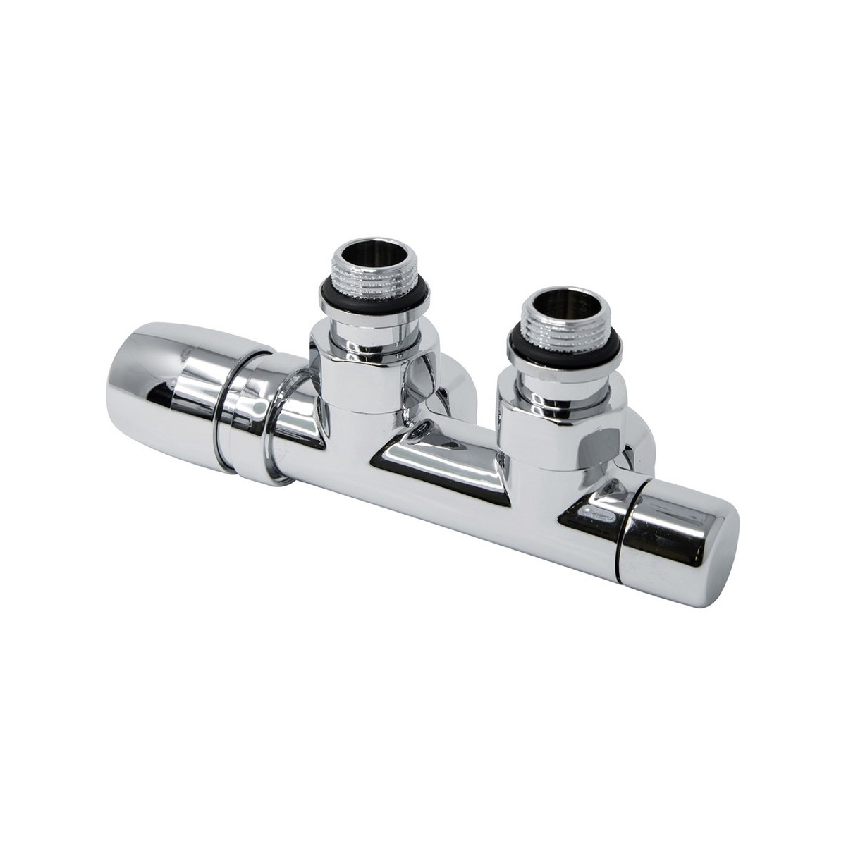 Ensemble robinet ILHINA équerre à gauche chromé entraxe 50 mm tube multicouche Ø16 - THERMADOR KIRCGMCCH 