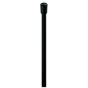 Flexible de douche PVC métallisé noir 150 cm anti-torsion avec écrou tournant - THEWA FL130NE 