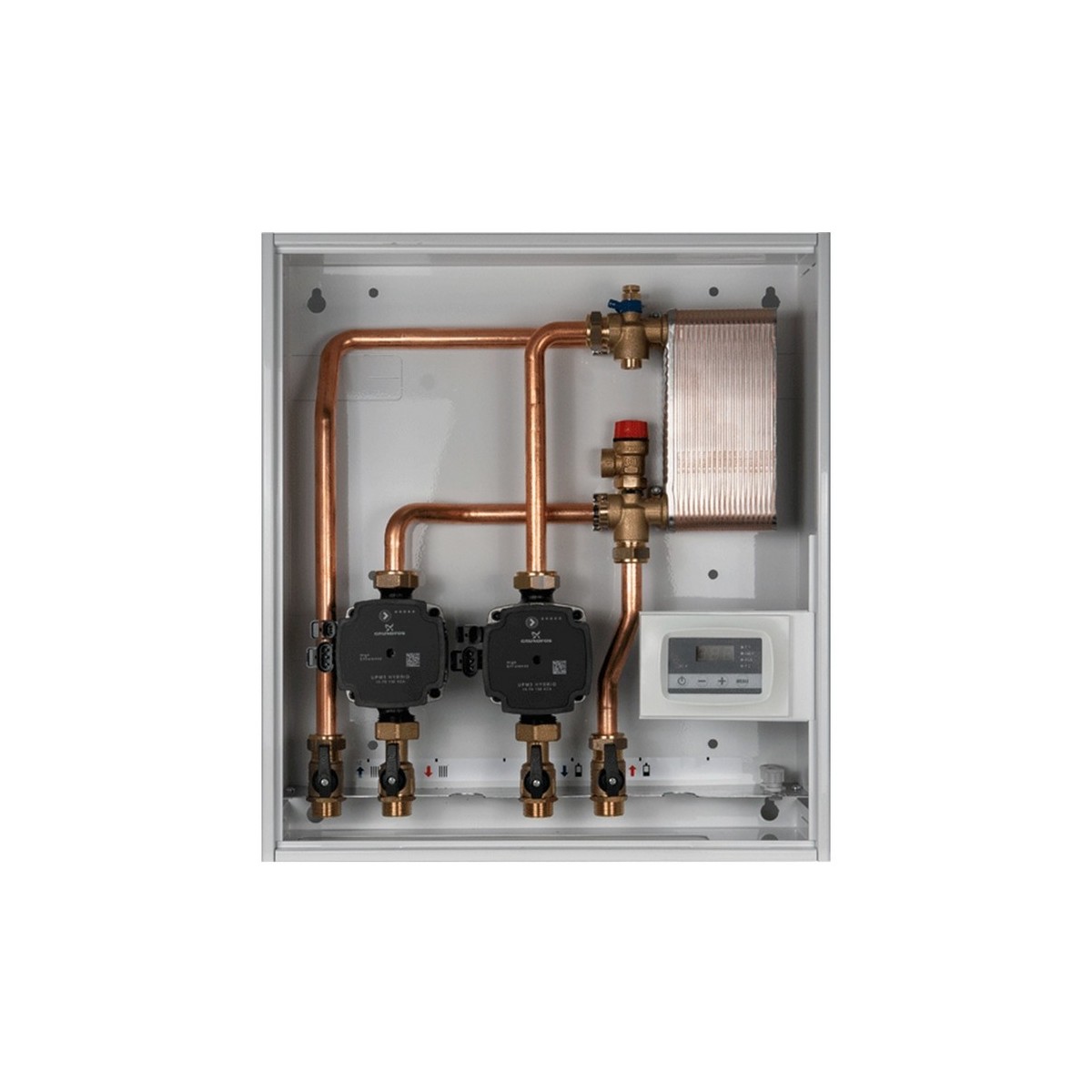 Module hydraulique MODULFIT biomasse C2 chauffage seul avec deux circulateurs - THERMADOR GHBC2C 