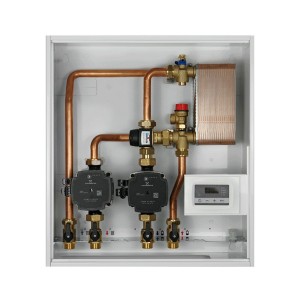 Module hydraulique MODULFIT biomasse C2 AC deux circulateurs et vanne anti-condensation - THERMADOR GHBCAC2C 