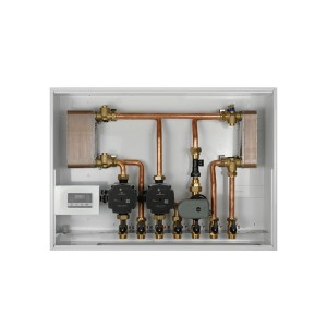 Module hydraulique MODULFIT biomasse C2 ECS chauffage et ECS avec deux circulateurs - THERMADOR GHBCECS2C 