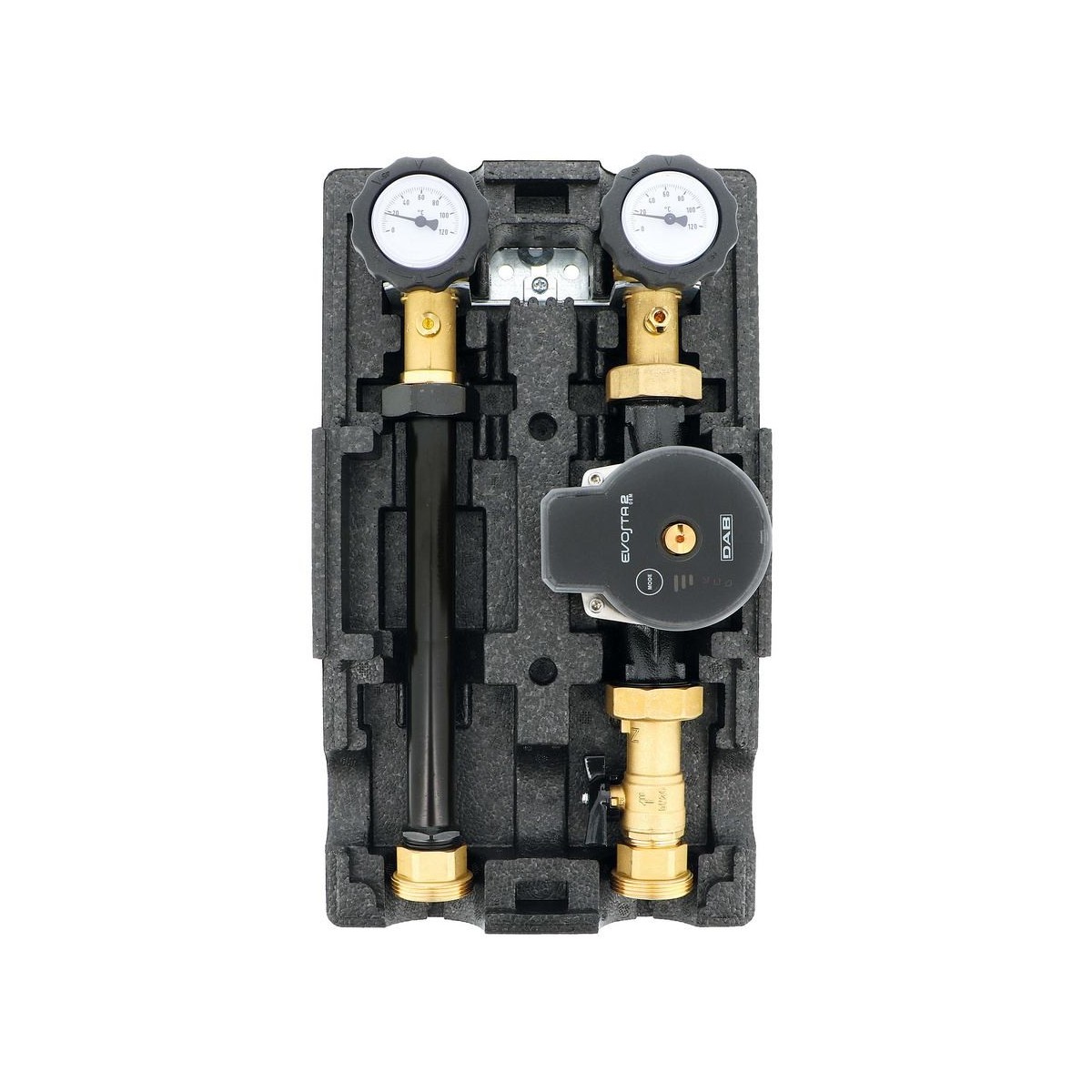 Groupe hydraulique MODULFIT Premium DN32 SP bouclage sanitaire chauffage-refroidissement - THERMADOR GHD32CSP 