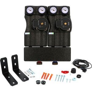 Ensemble groupe hydraulique direct-mélangé MODULFIT Premium DN20 circulateur et collecteur - THERMADOR GHDMC20CSPXS 