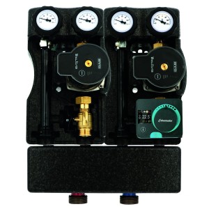 Ensemble groupe hydraulique MODULFIT Premium compact DN20 régulation RA230AC et collecteur - THERMADOR GHDMC20CXSRA230A 