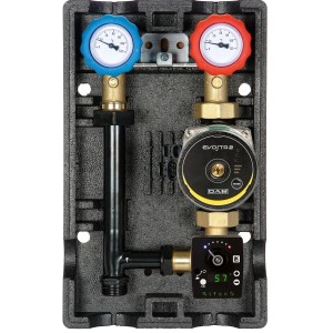 Groupe hydraulique mélangé DN25 circulateur DAB régulation sans fil RA130 et servomoteur - THERMADOR GHM25CRA130 