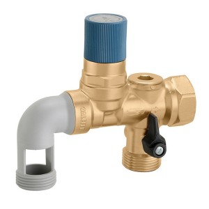 Groupe de sécurité siège inox 1" pour chauffe-eau jusqu'à 18 kW NF - THERMADOR GS26 
