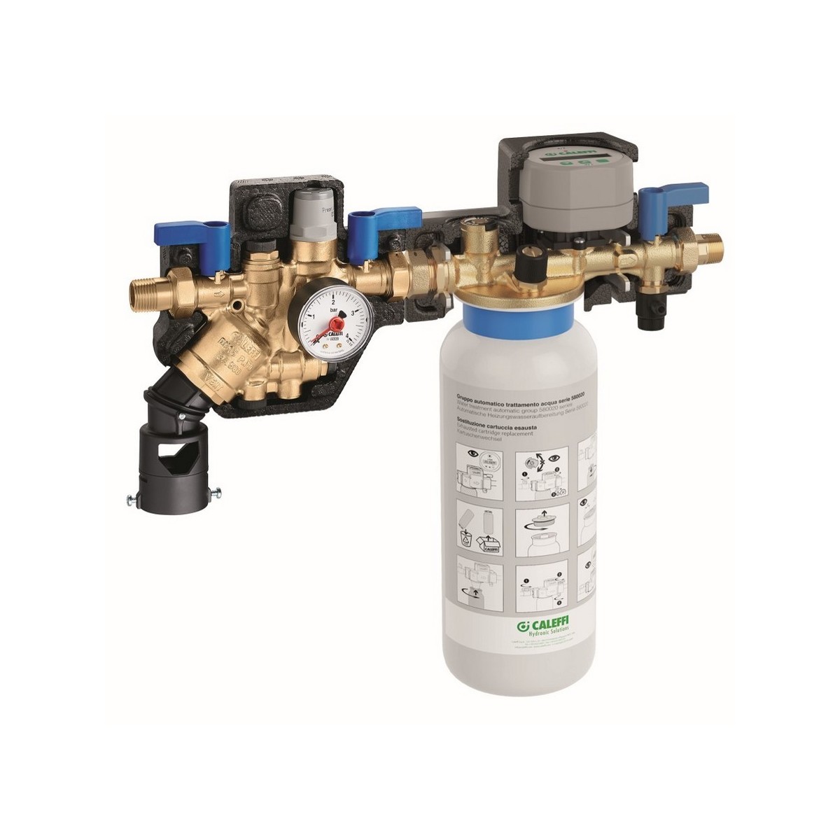 Groupe de remplissage et traitement d'eau automatique disconnecteur BA DN15 coques et kit fixation murale - THERMADOR GTE20AD 