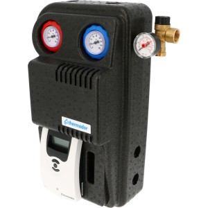 Groupe de transfert solaire départ-retour femelle 3/4" avec régulation et circulateur - THERMADOR GTSDNR 