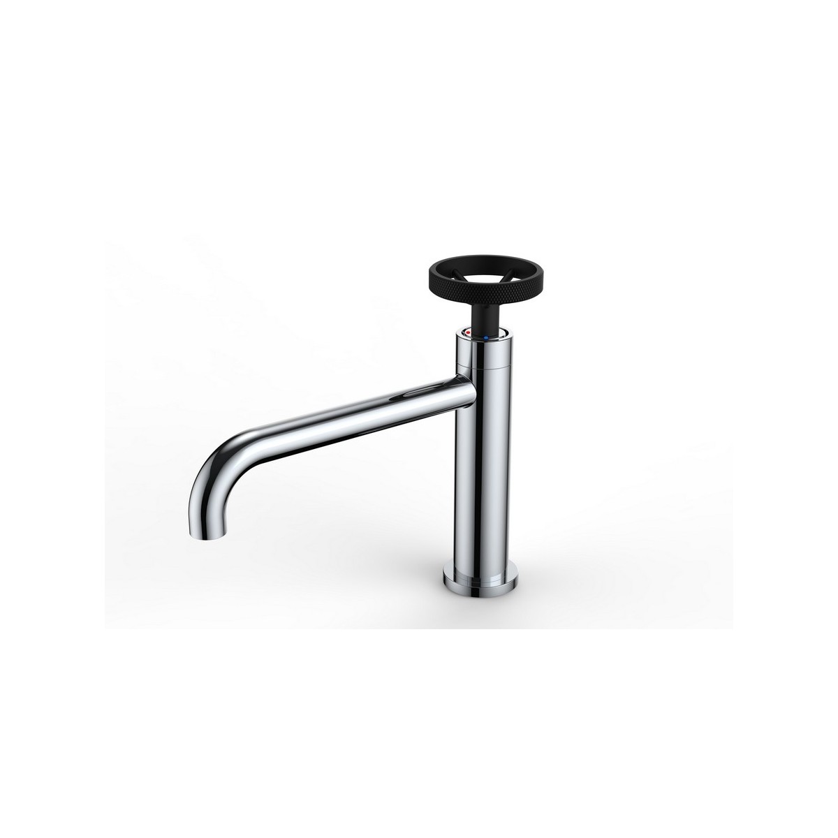 Mitigeur type industriel pour lavabo HANUM chromé sans vidage - THEWA HAN15C 