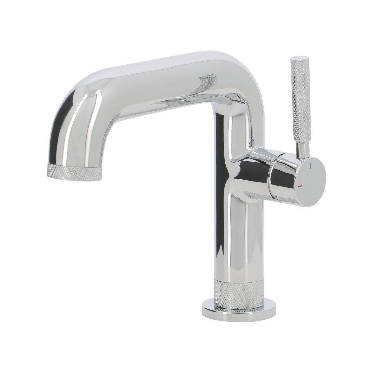 Mitigeur type industriel pour lavabo HANUM chromé avec vidage clic-clac ABS - THEWA HAN15M 
