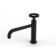 Mitigeur type industriel pour lavabo HANUM noir sans vidage - THEWA HAN15N 