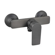 Mitigeur de douche JEZIORO graphite mat poignée verticale - THEWA JEZ20GM 