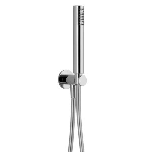 Kit douchette stylo complet chromé avec sortie d'eau douchette et flexible 150 cm - THEWA KI046CR 