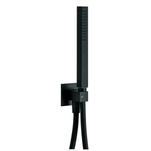 Kit sortie douchette et flexible tout métal noir - THEWA KI092NE 