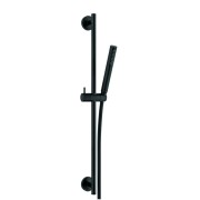 Barre de douche complète stylo luxe métal noire - THEWA KI093NE 