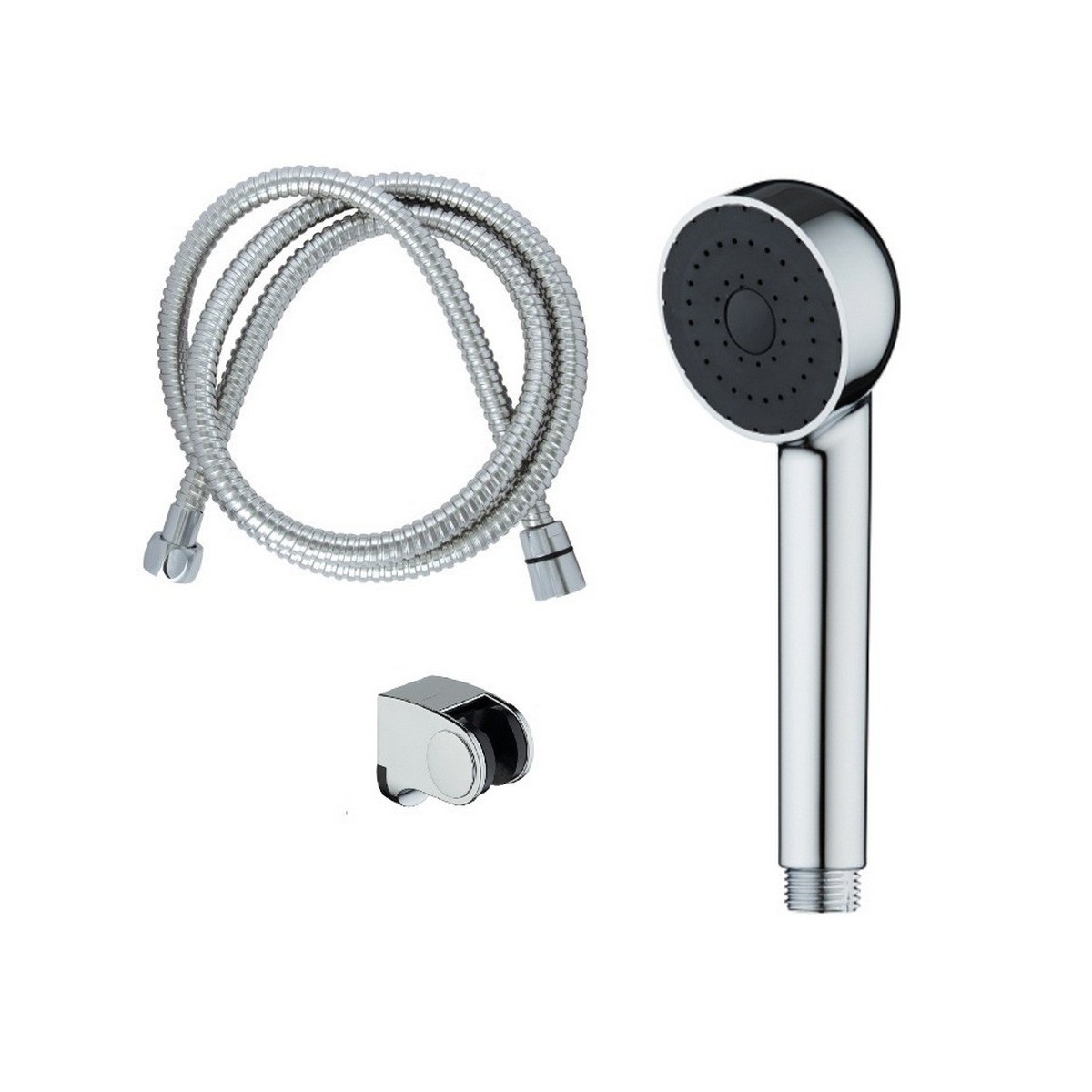 Kit complet support flexible et douchette finition chromée - THEWA KITDOUCR 