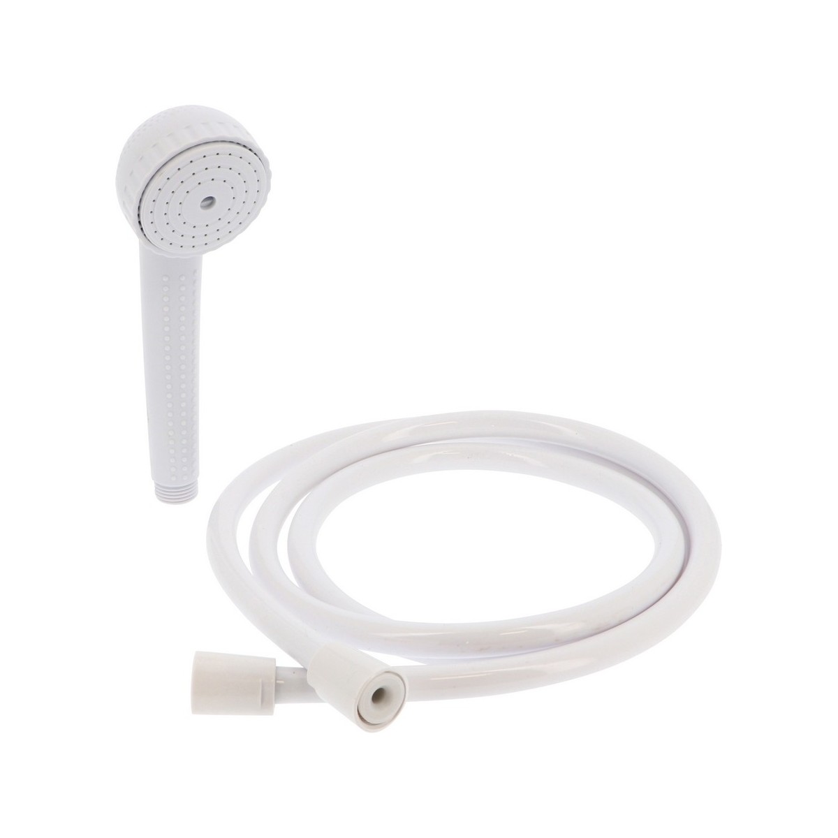 Kit support et flexible de douche jetable blanc - THEWA KITONEBLC 