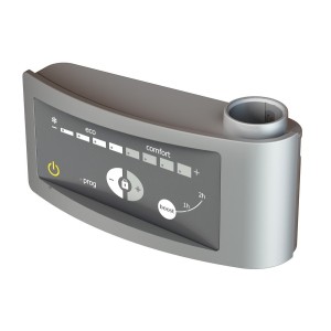 Kit mixte à affichage digital 300 W gris pour sèche-serviettes - THERMADOR KM0300DG 