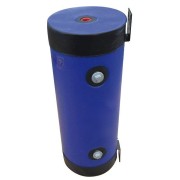 Bouteille de mélange 50 L murale jaquette skaï bleue 2x2 piquages 1"1/4 femelle 6 bar -10 à 110 °C - THERMADOR BMEL50SKE 