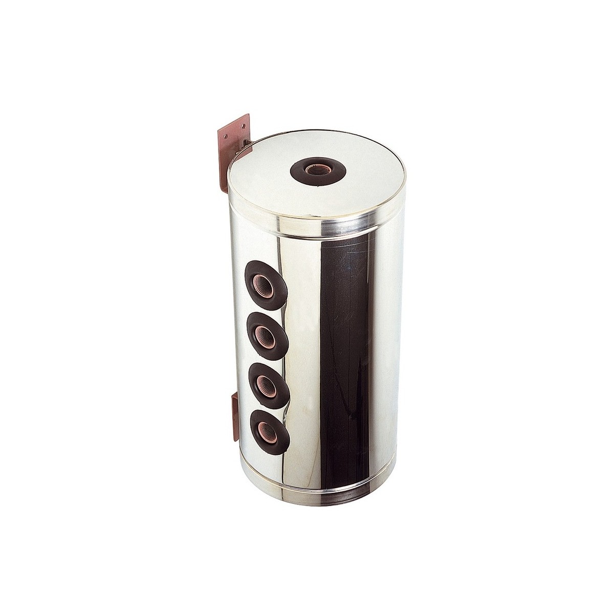 Bouteille de mélange 50 L murale jaquette inox chauffage 2x4 piquages 6 bar -10 à 110 °C classe ErP C - THERMADOR BMEL50 