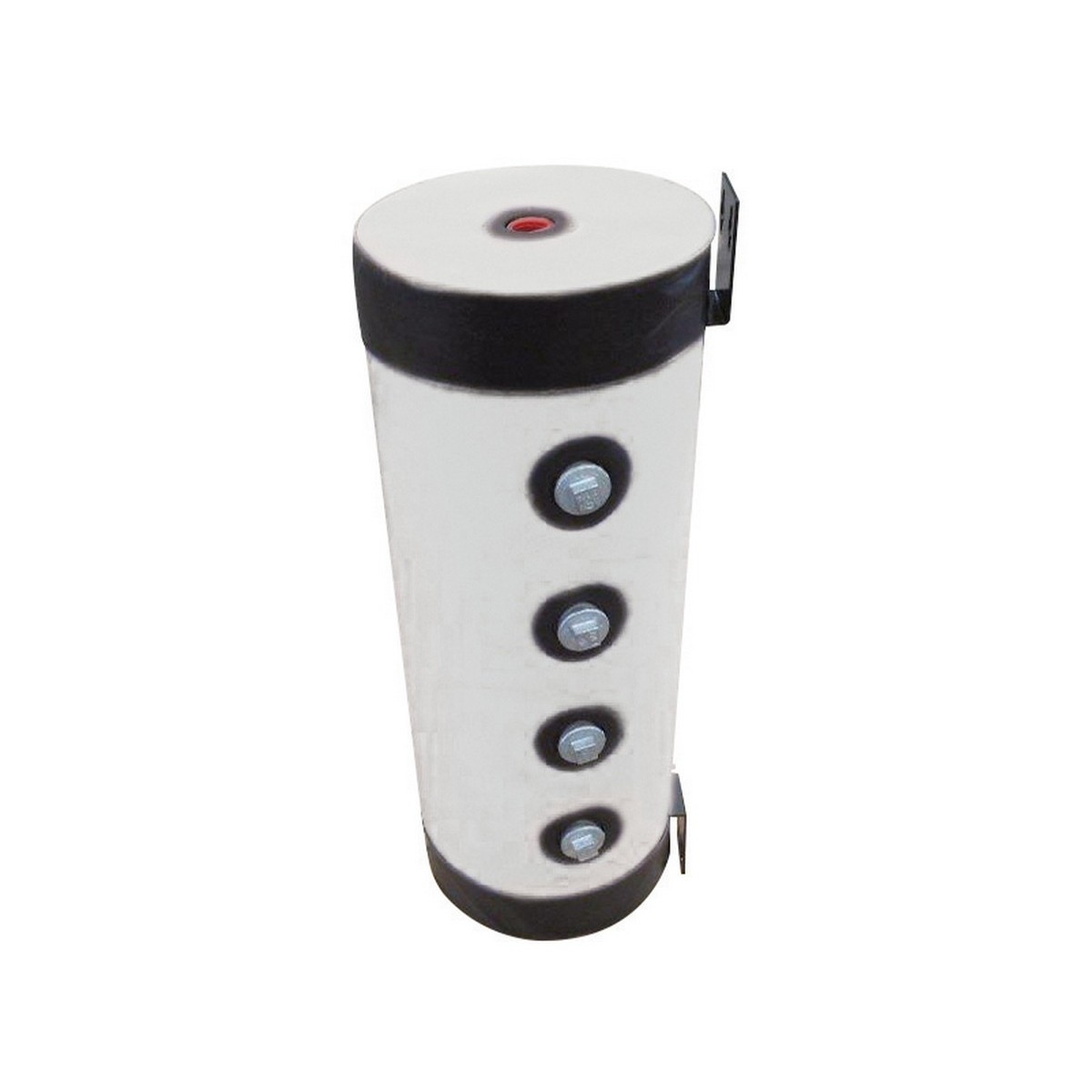 Bouteille de mélange 25 L inox 304L murale jaquette skaï blanche 2x4 piquages 6 bar -10 à 110 °C - THERMADOR BMELI25SK 