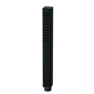 Douchette carrée 1 jet métal noire - THEWA DC066NE 