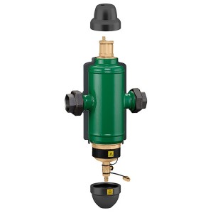 DISCALDIRT séparateur d'air et pot à boue combiné 1"1/2 à raccord fileté avec aimant amovible - THERMADOR DIRT040M 
